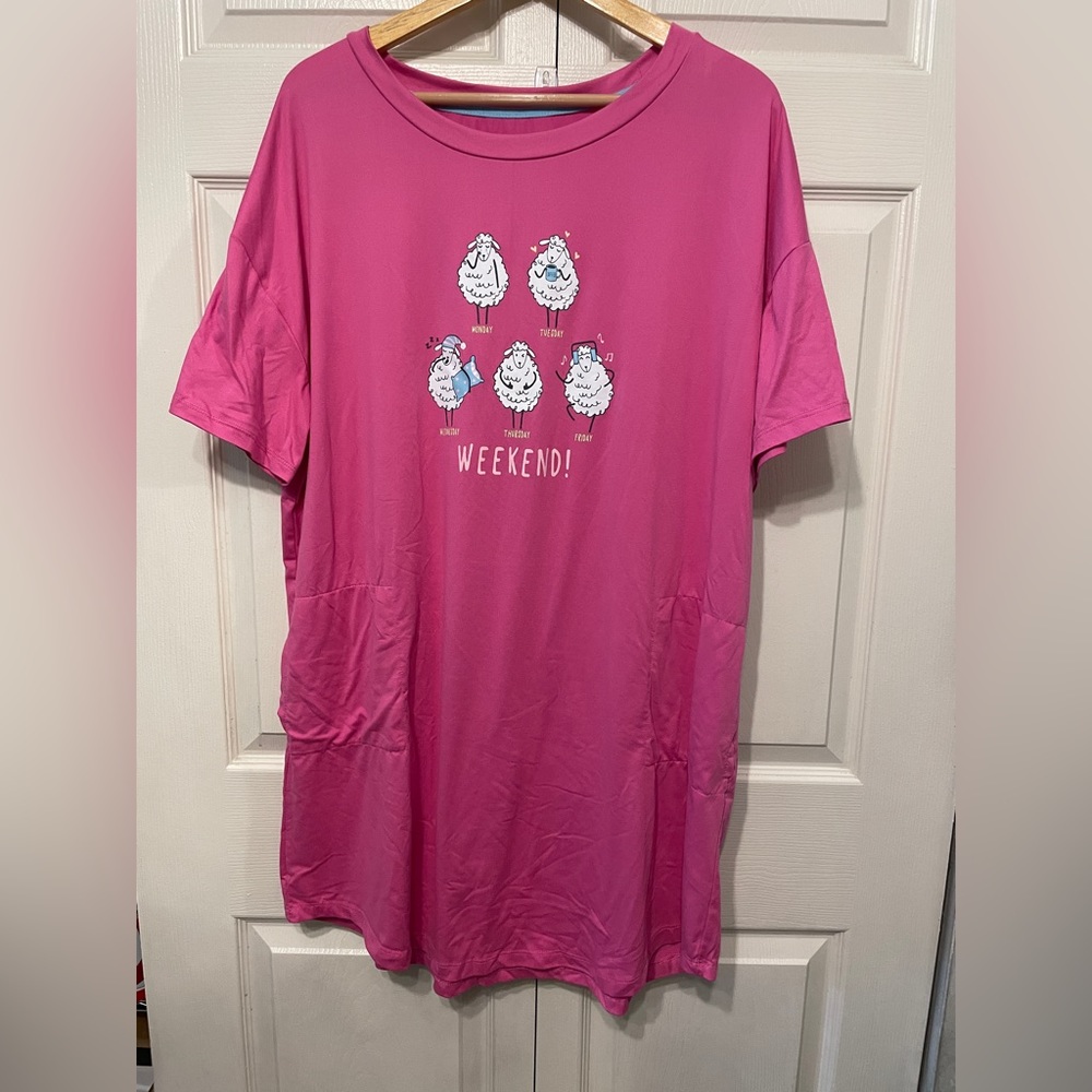 3- Secret Treasures Women’s Night Shirts/Dorm Shirts 
Size L/XL